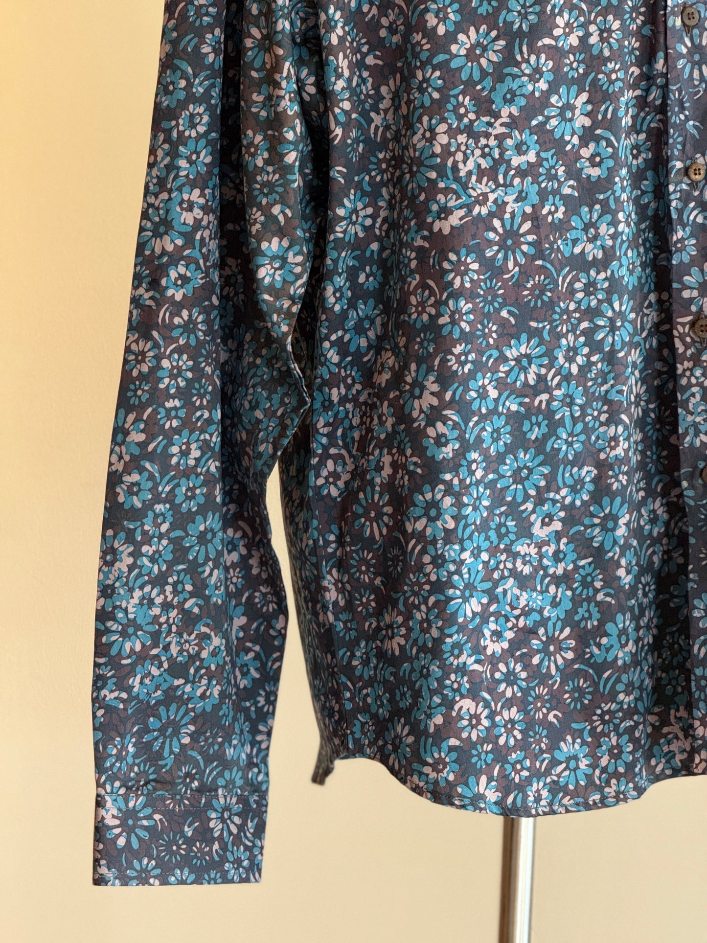 Men's Batik Shirt Long Sleeve Exclusive - Premium Cotton Silk 33