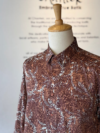 Men's Shirt Long Sleeve Classic Collar - Exclusive Satin 08