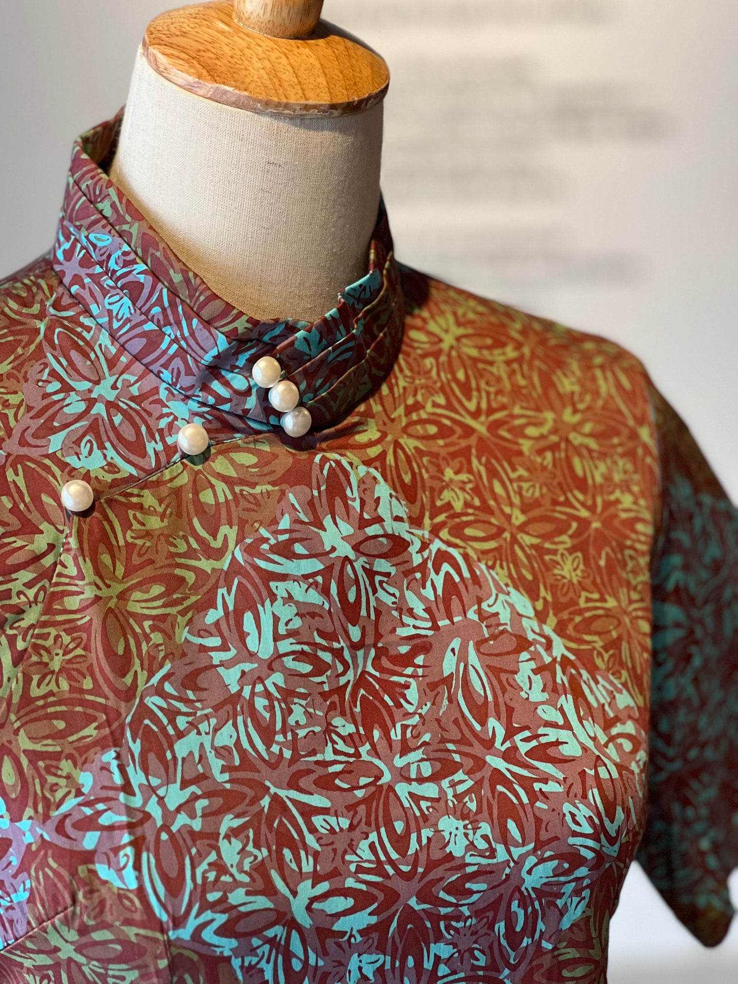 Qipao Sue Ann with Sleeves 08