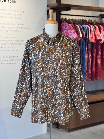 Men's Shirt Long Sleeve Classic Collar - Exclusive Satin ‘X’ 13