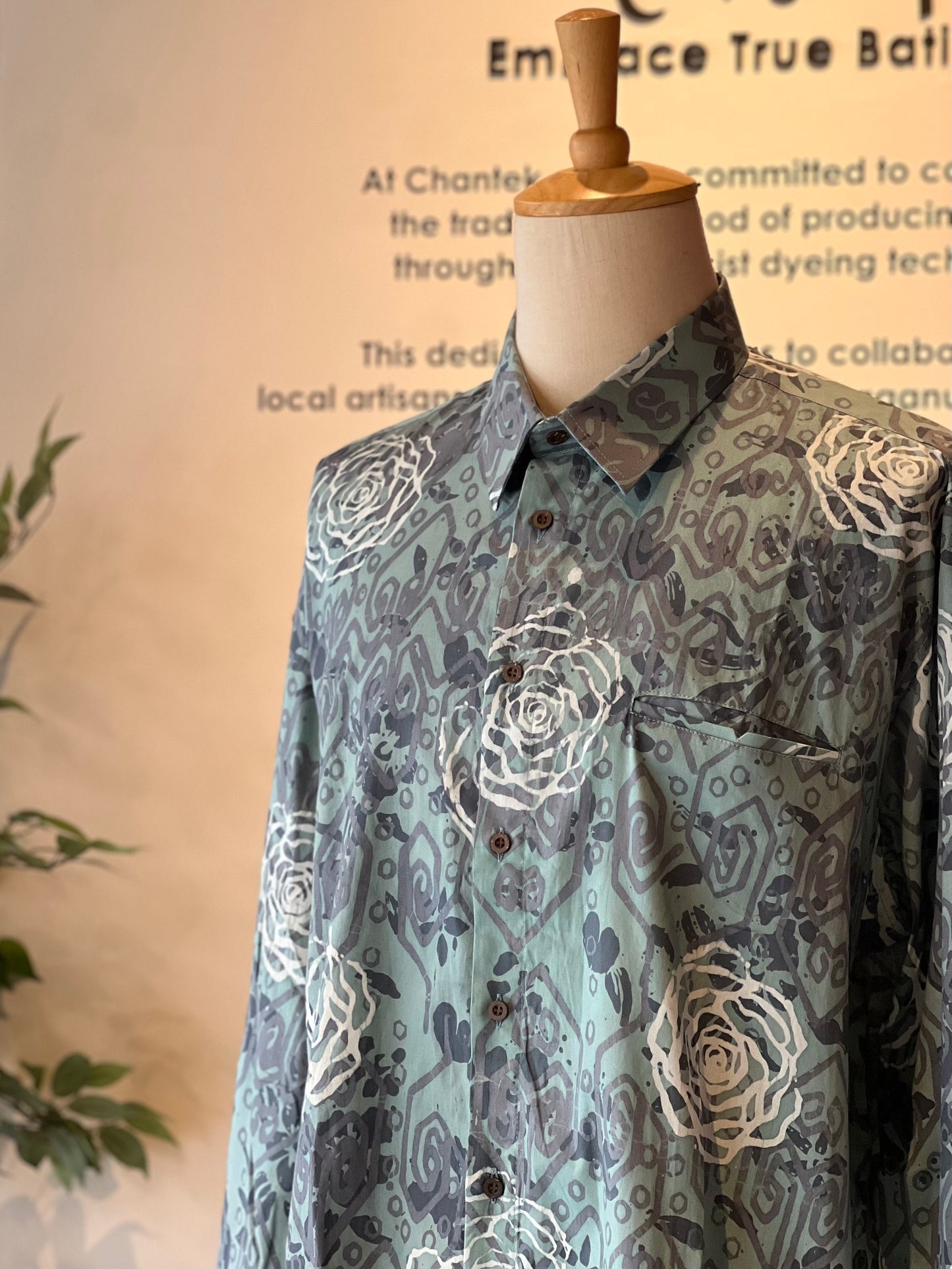 Men's Batik Shirt Long Sleeve ‘X’ (Exclusive) - 20