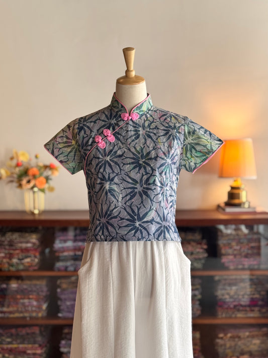 Pastel Qipao Top (Ombak Ganu) 11