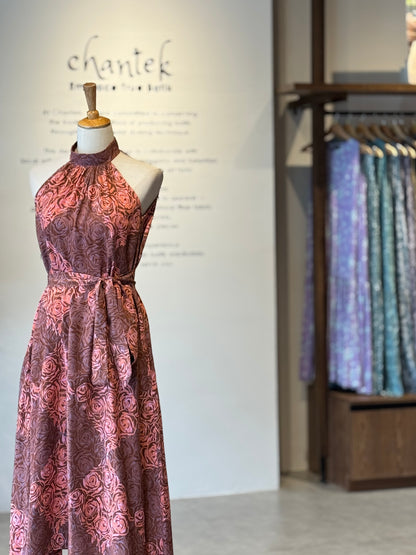 Maya Halter Neck Maxi Dress (Exclusive) - 01