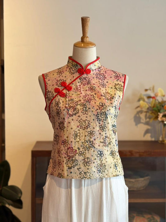 Sleeveless Qipao Top 15