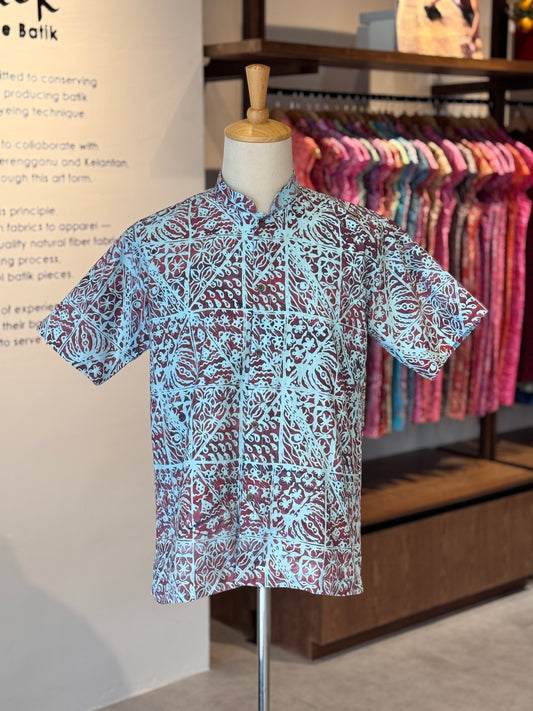 Men's Shirt Short Sleeve Mandarin collar - 18