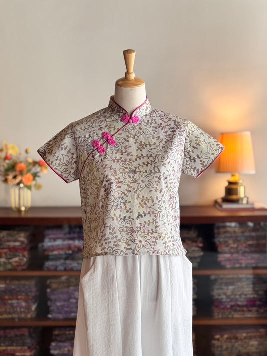 Pastel Qipao Top (Ombak Ganu) 18