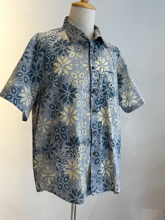 Men's Batik Shirt Short Sleeve - 22