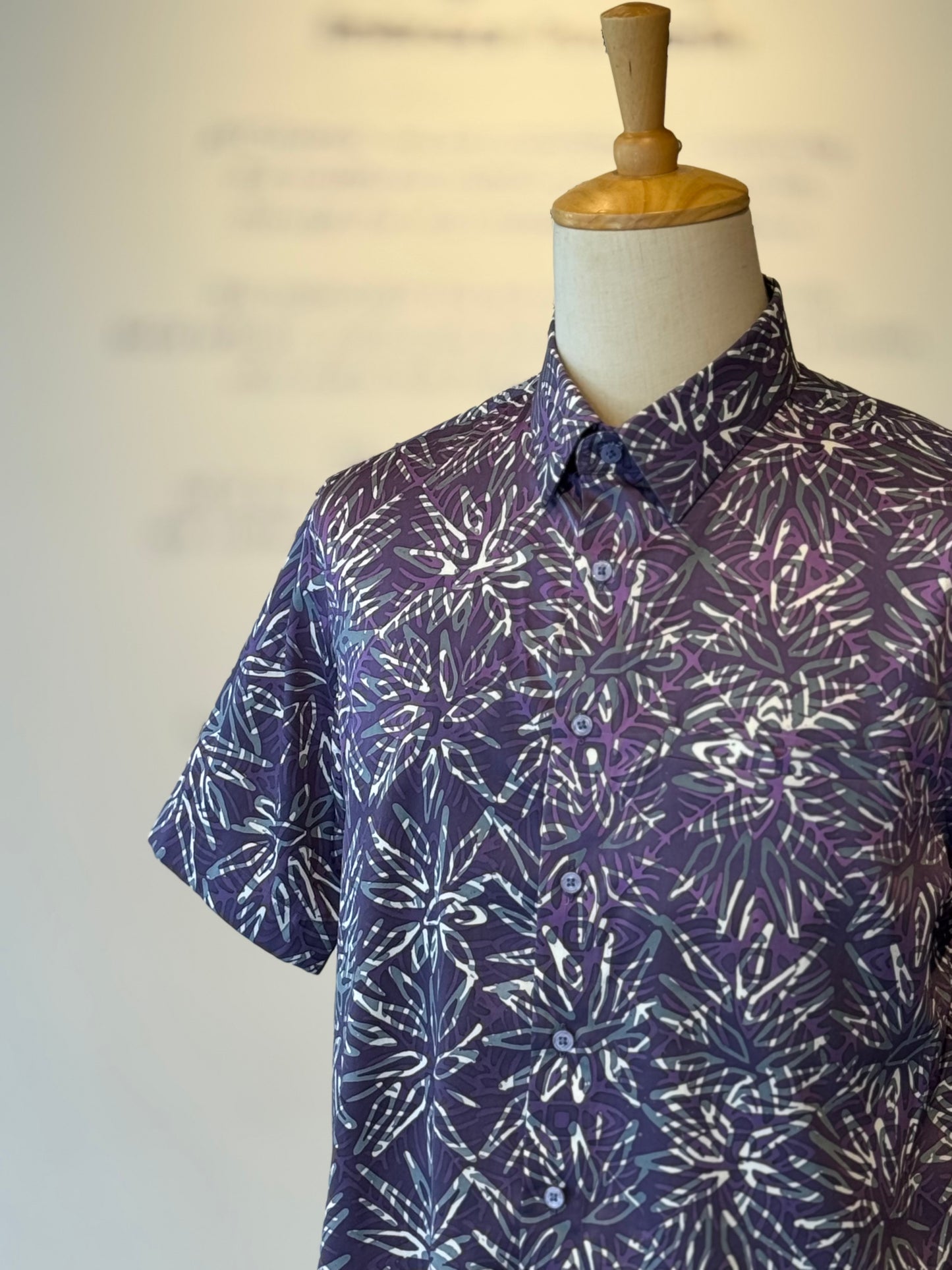 Men's Shirt Short Sleeve Classic Collar - Exclusive Satin 23