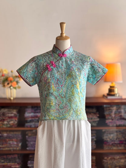 Pastel Qipao Top (Ombak Ganu) 05