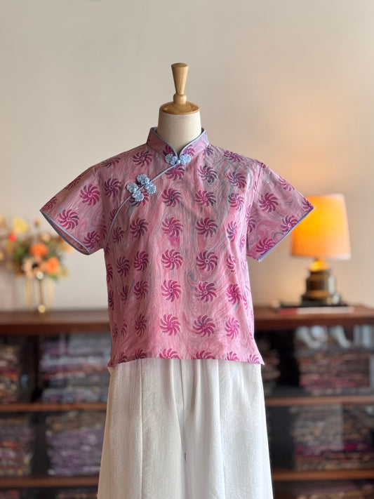 Pastel Qipao Top (Ombak Ganu) 14