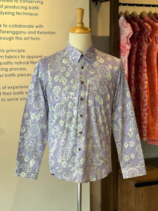 Men's Batik Shirt Long Sleeve (Exclusive) - 09