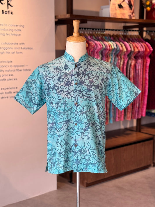 Men's Shirt Short Sleeve Mandarin collar - 14