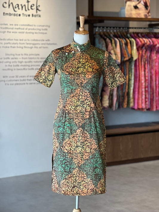 Qipao Sue Ann with Sleeves 04