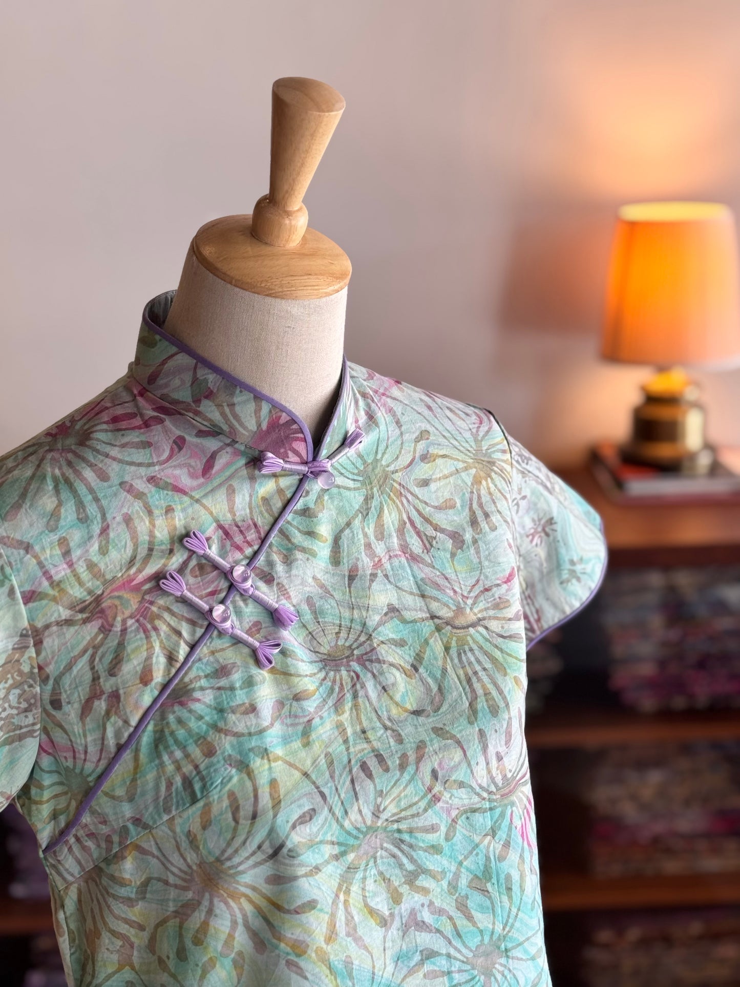 Pastel Qipao Top (Ombak Ganu) 09