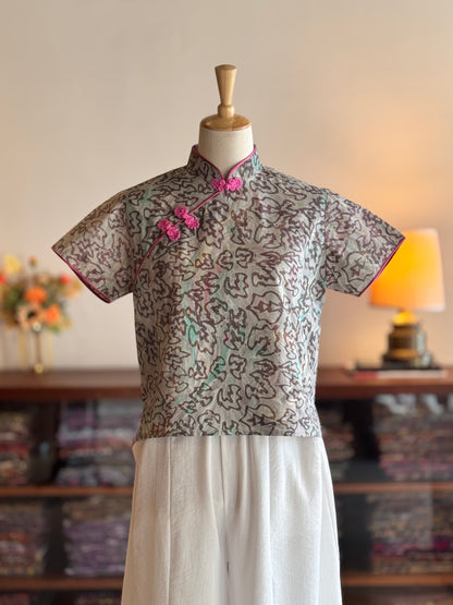 Pastel Qipao Top (Ombak Ganu) 04