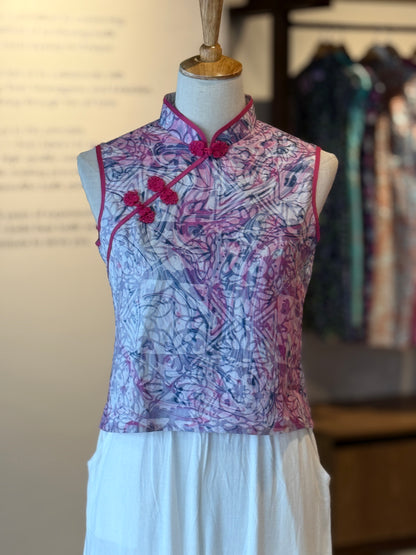 Sleeveless Qipao Top 04