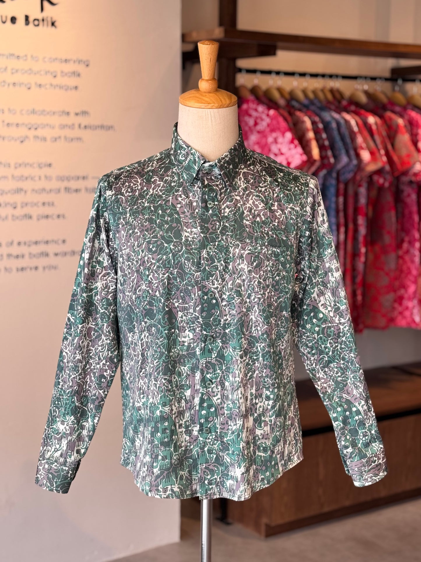 Men's Shirt Long Sleeve Classic Collar - Exclusive Satin 04