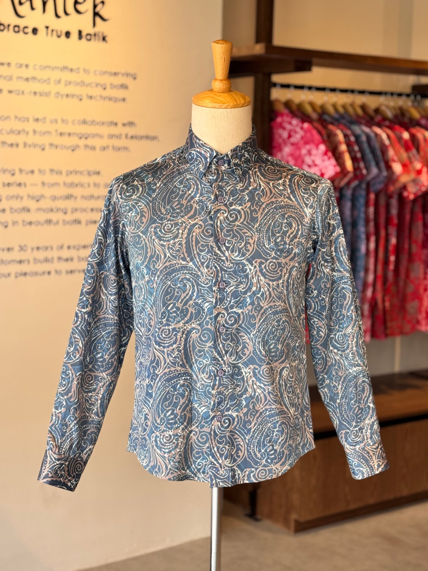 Men's Shirt Long Sleeve - Exclusive Satin 02