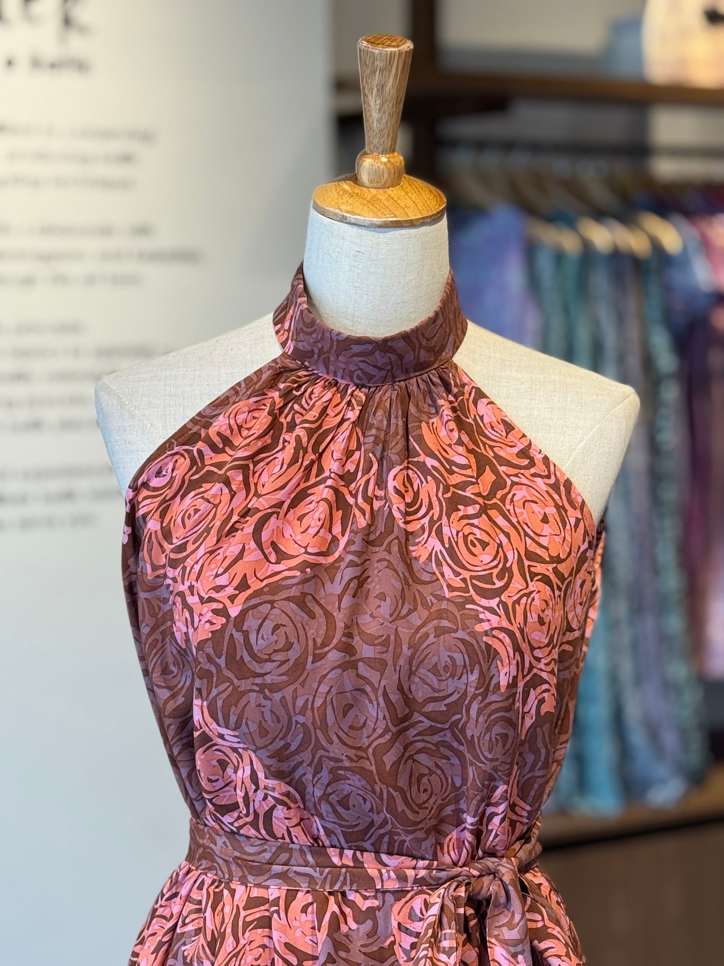 Maya Halter Neck Maxi Dress (Exclusive) - 01