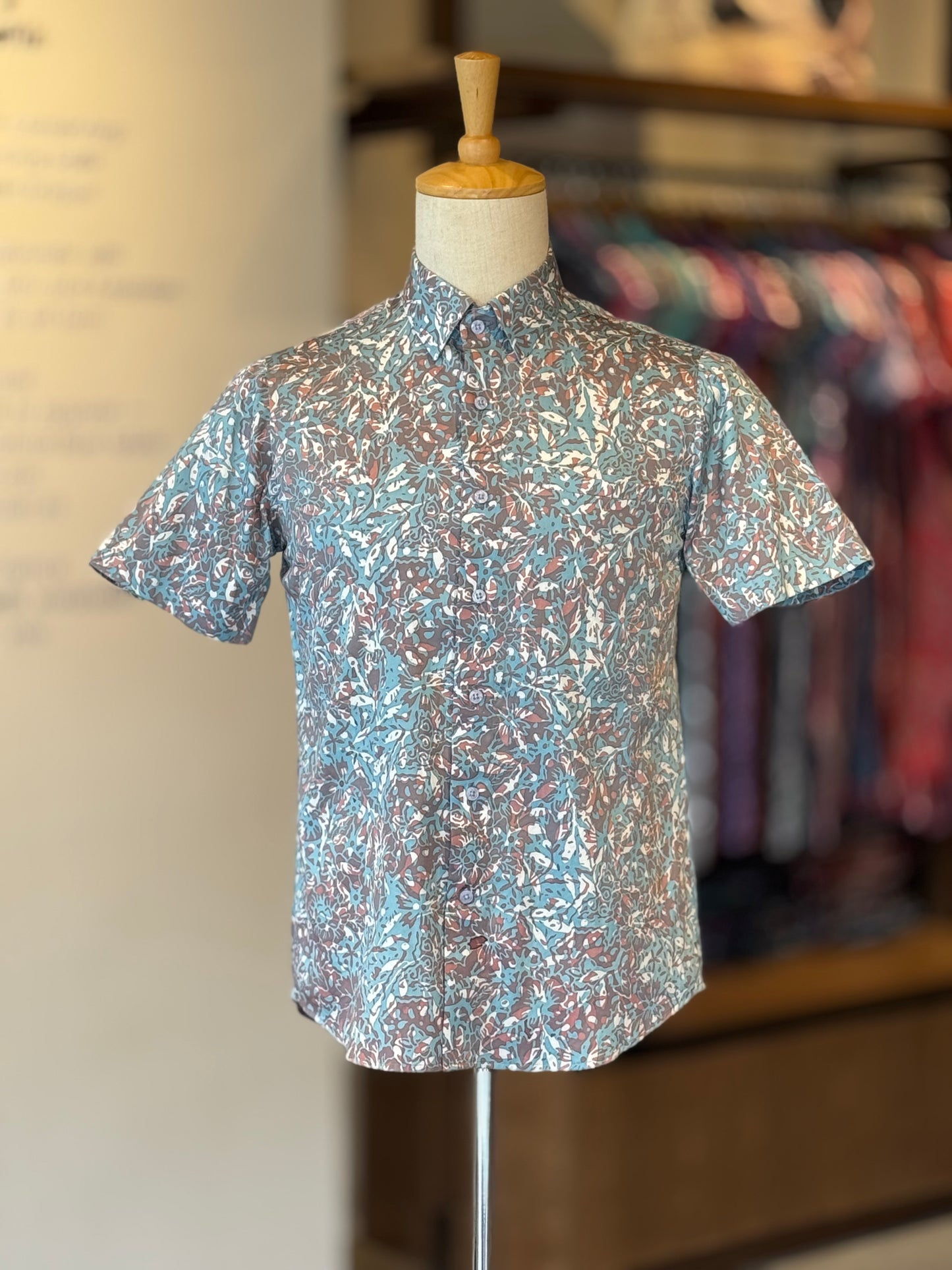 Men's Shirt Short Sleeve Classic Collar - Exclusive Satin 16