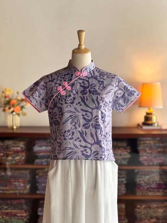 Pastel Qipao Top (Ombak Ganu) 16