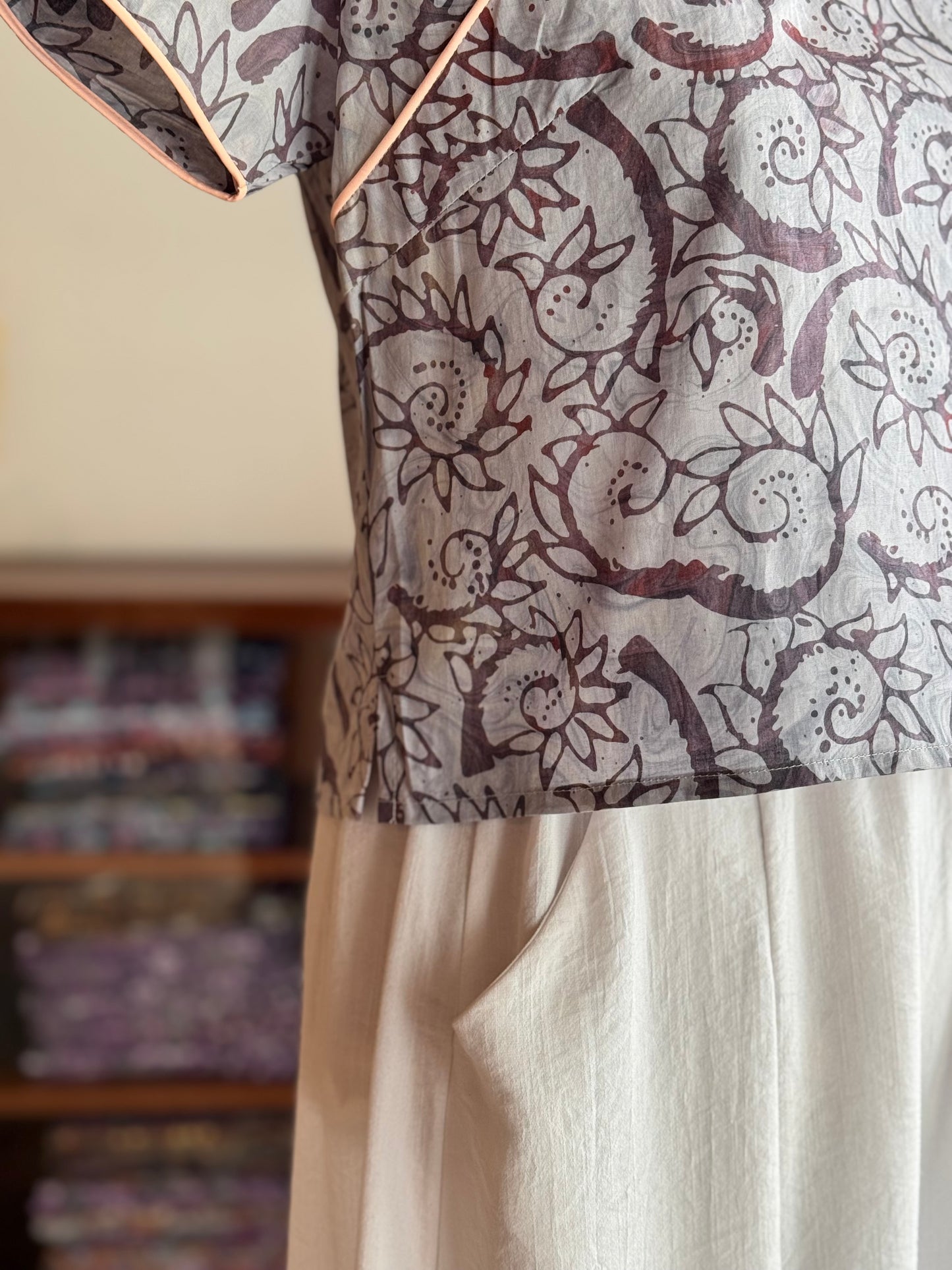 Pastel Qipao Top (Ombak Ganu) 14