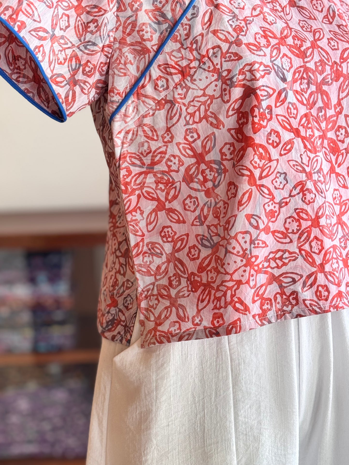 Pastel Qipao Top (Ombak Ganu) 10