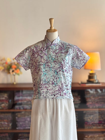 Pastel Qipao Top (Ombak Ganu) 06