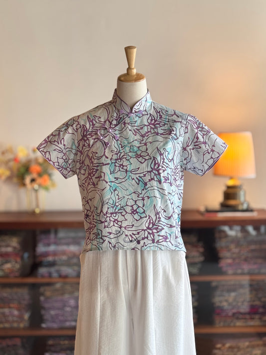 Pastel Qipao Top (Ombak Ganu) 06