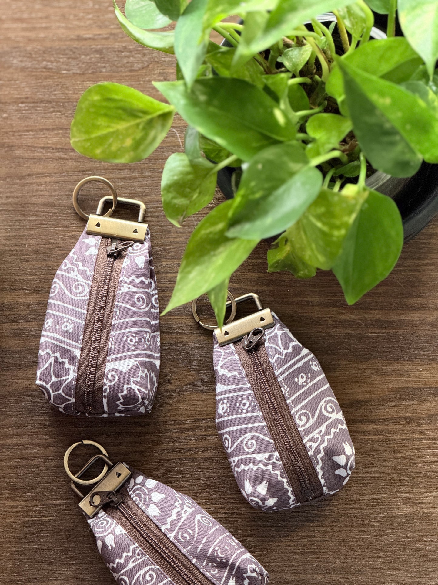 Batik Key-fob Pouch 07