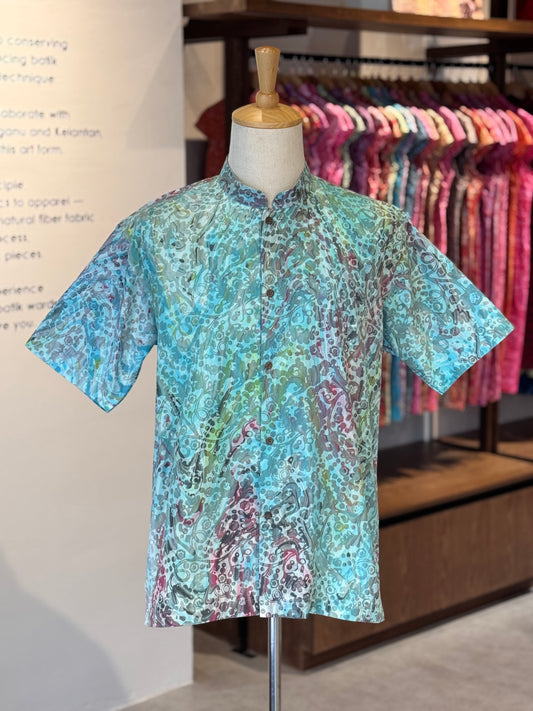 Men's Shirt Short Sleeve Mandarin collar - 26