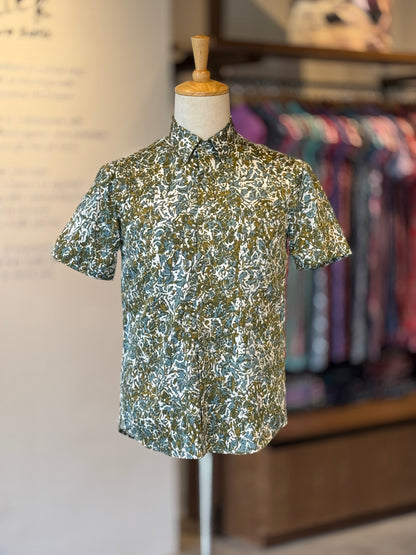 Men's Shirt Short Sleeve Classic Collar - Exclusive Satin 17