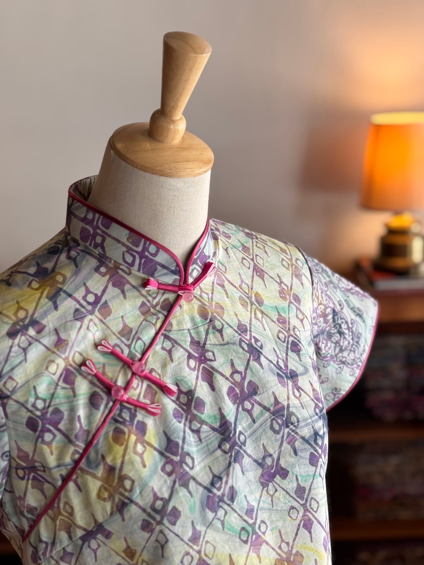 Pastel Qipao Top (Ombak Ganu) 07