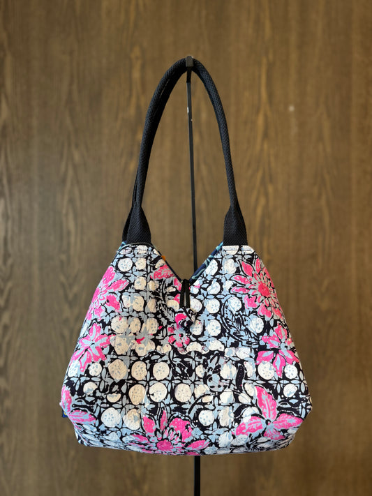 Julia Reversible Batik Handbag - 16