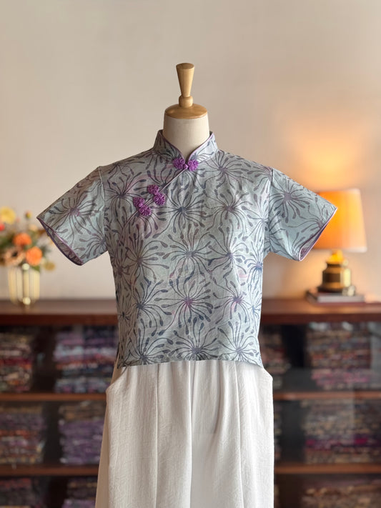 Pastel Qipao Top (Ombak Ganu) 10