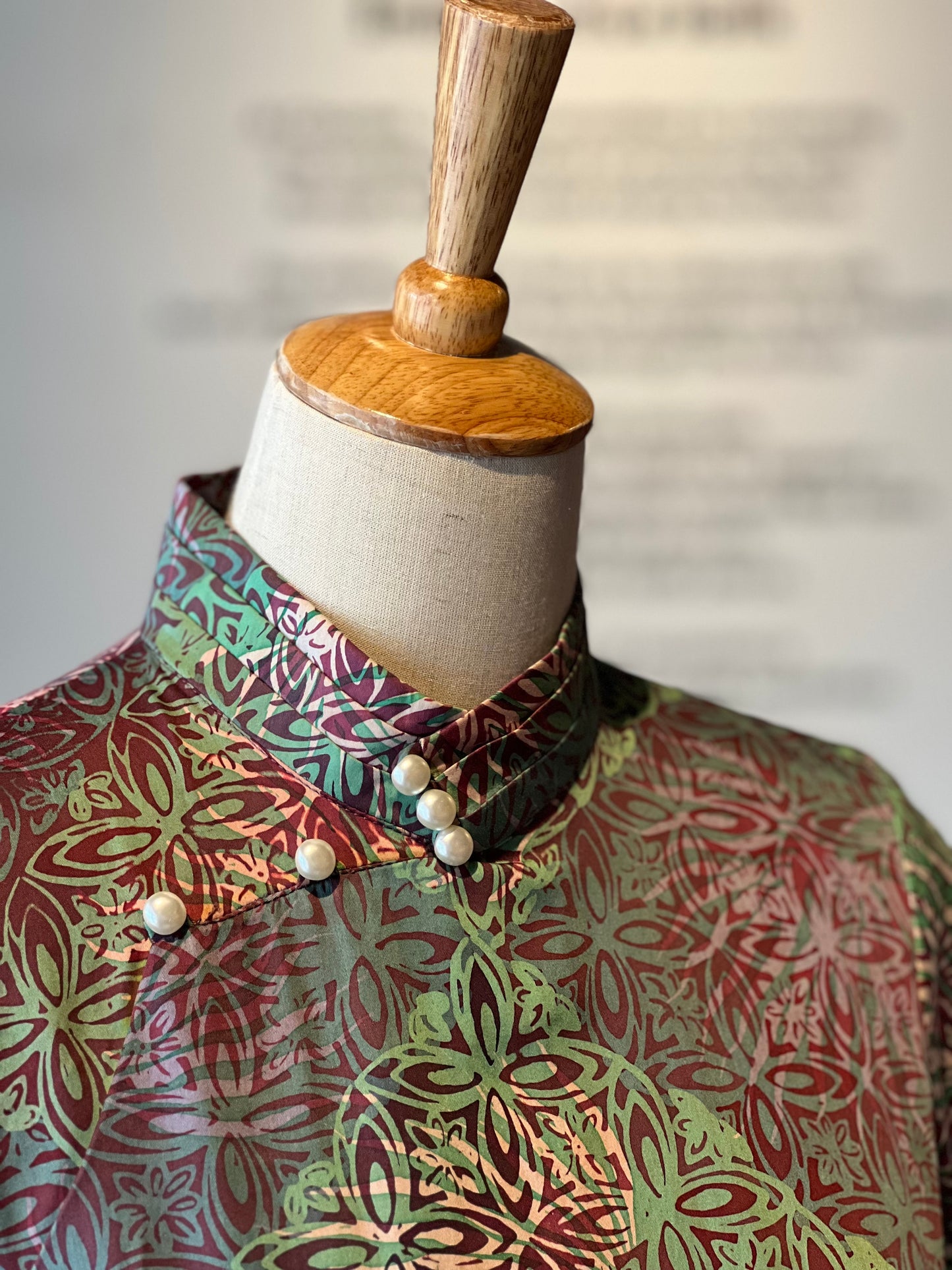 Qipao Sue Ann with Sleeves 11