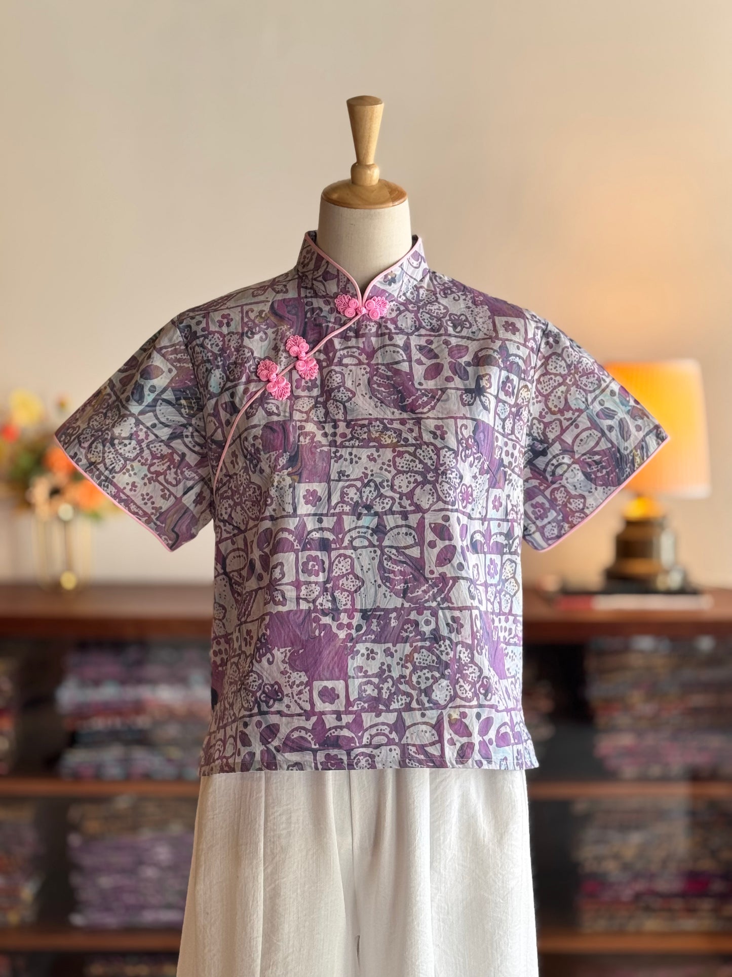 Pastel Qipao Top (Ombak Ganu) 18