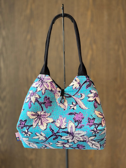 Julia Reversible Batik Handbag - 11