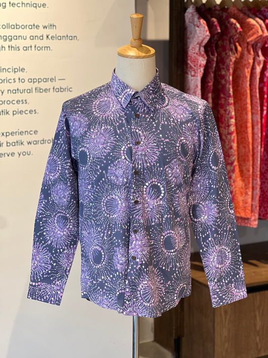 Men's Batik Shirt Long Sleeve (Exclusive) - 12