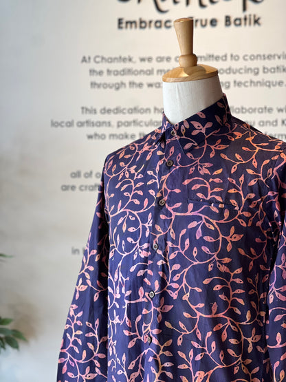 Men's Batik Shirt Long Sleeve - 06