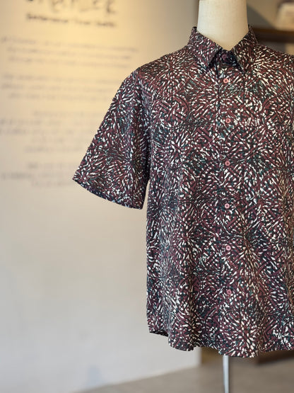 Men's Shirt Short Sleeve Classic Collar - Exclusive Satin ‘X’ 26