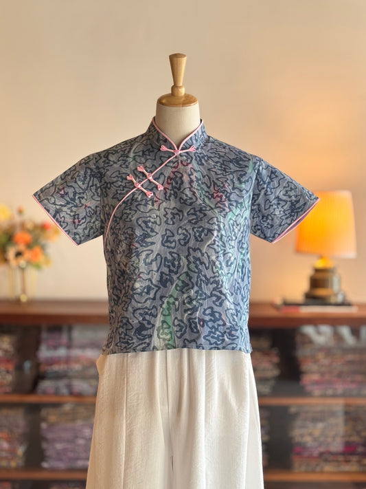 Pastel Qipao Top (Ombak Ganu) 05