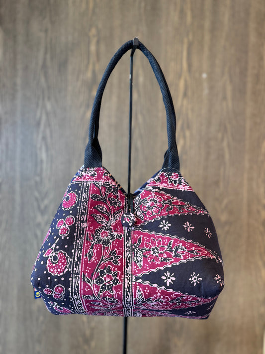 Julia Reversible Batik Handbag - 15