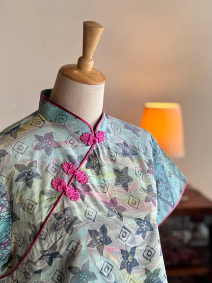 Pastel Qipao Top (Ombak Ganu) 17