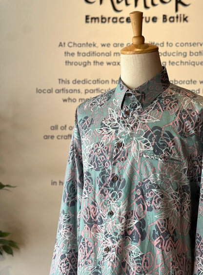 Men's Batik Shirt Long Sleeve (Exclusive) - 18