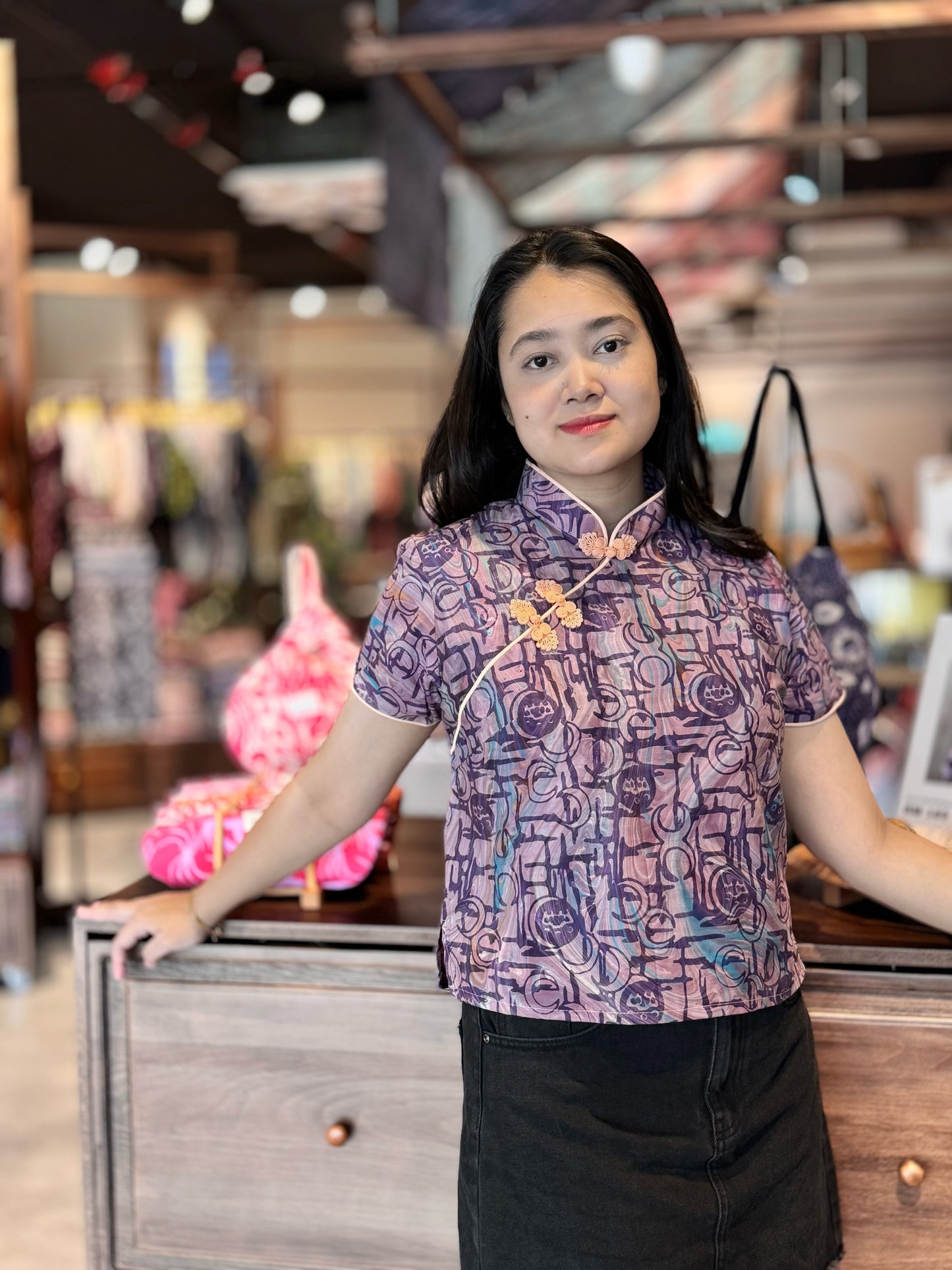 Pastel Qipao Top (Ombak Ganu) 17