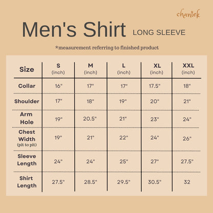 Men's Shirt Long Sleeve - Exclusive Satin 02