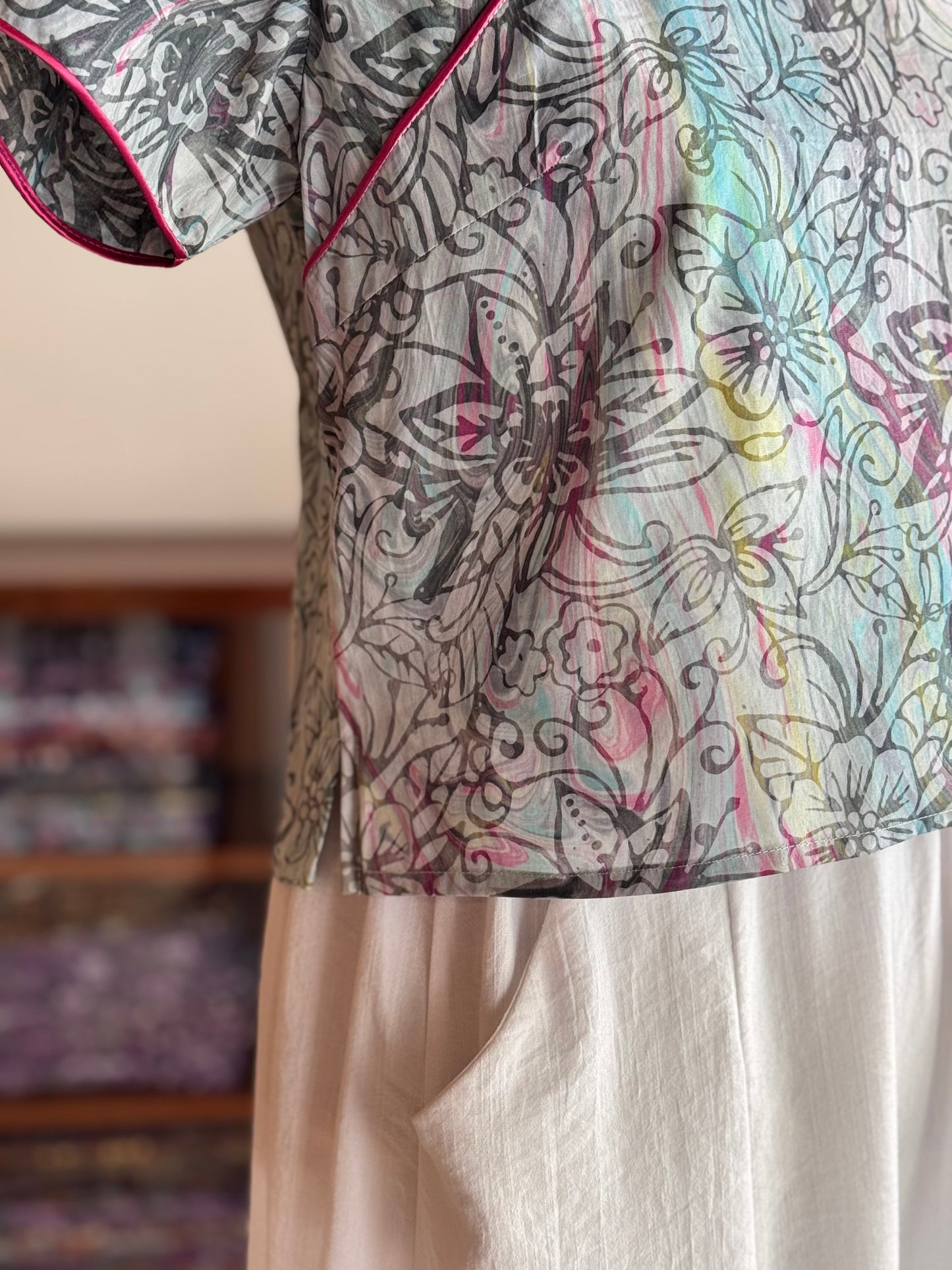 Pastel Qipao Top (Ombak Ganu) 17