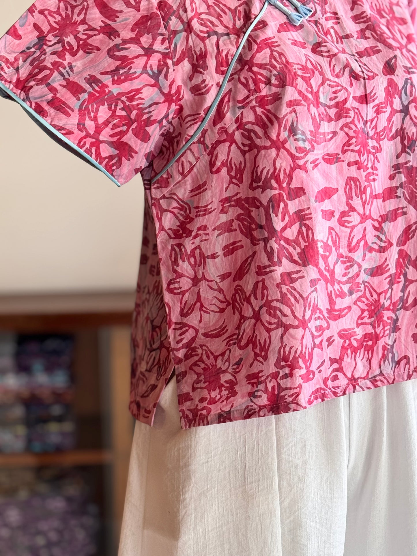 Pastel Qipao Top (Ombak Ganu) 15