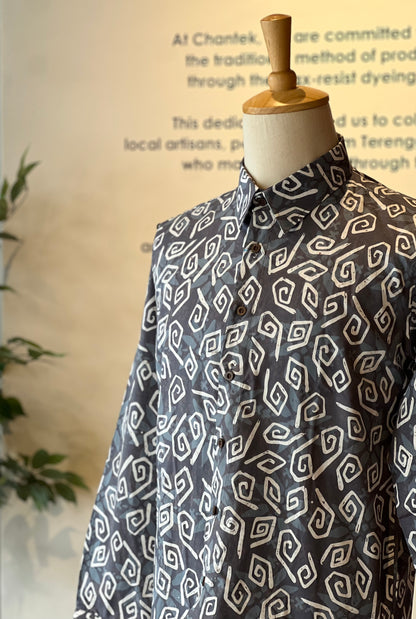 Men's Batik Shirt Long Sleeve (Exclusive) - 10